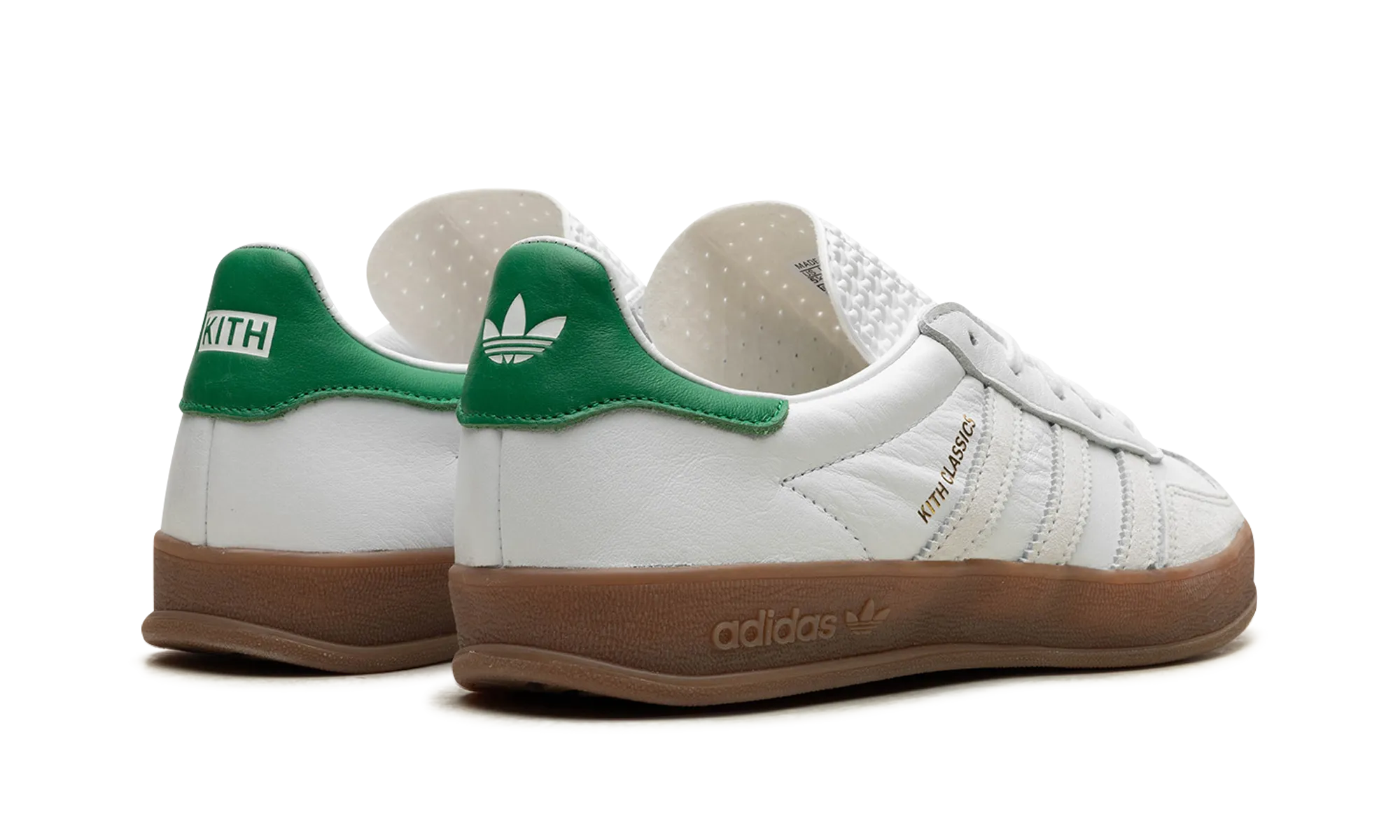 Gazelle Indoor "Kith- White / Green" adidas mesh sneakers for men