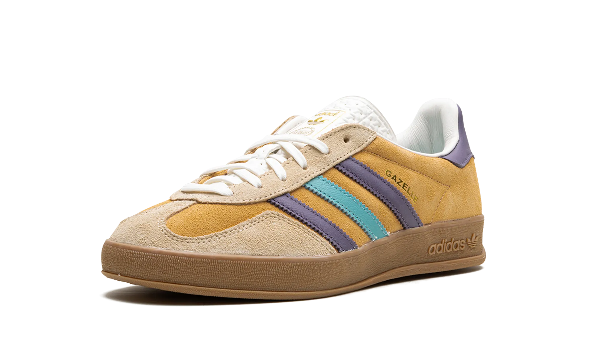 Gazelle Indoor "Orange Purple" adidas mens active shoes