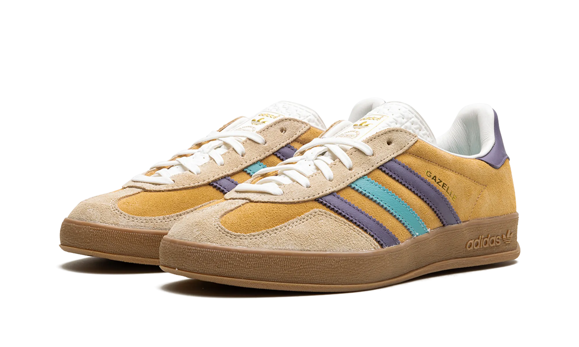 Gazelle Indoor "Orange Purple" adidas mens active shoes