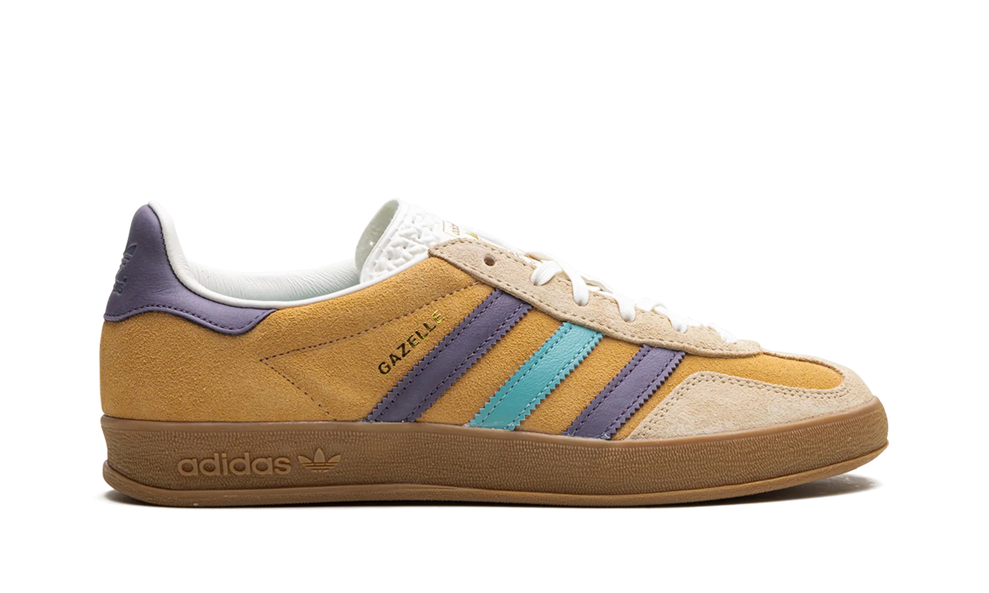 Gazelle Indoor "Orange Purple" adidas mens active shoes
