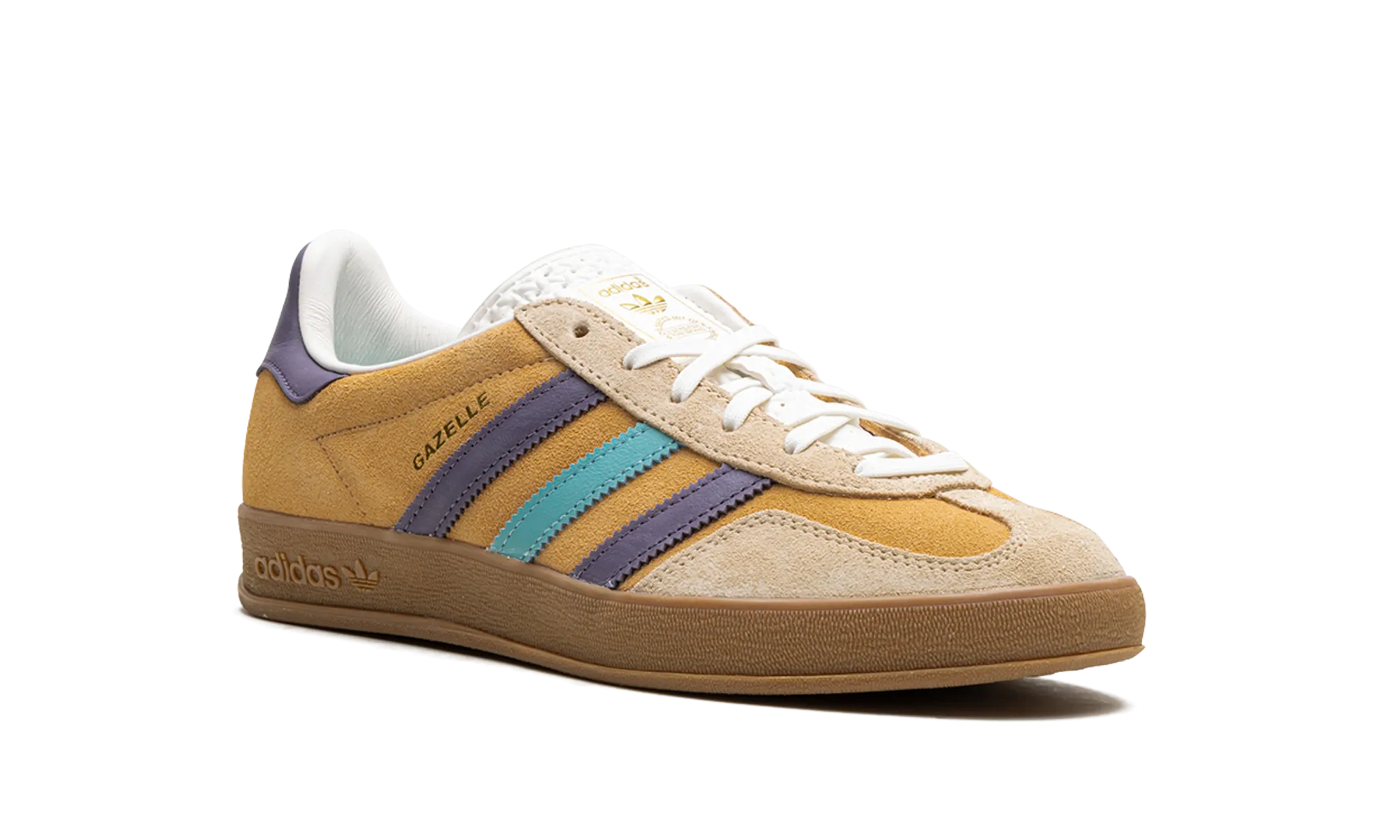 Gazelle Indoor "Orange Purple" adidas mens active shoes