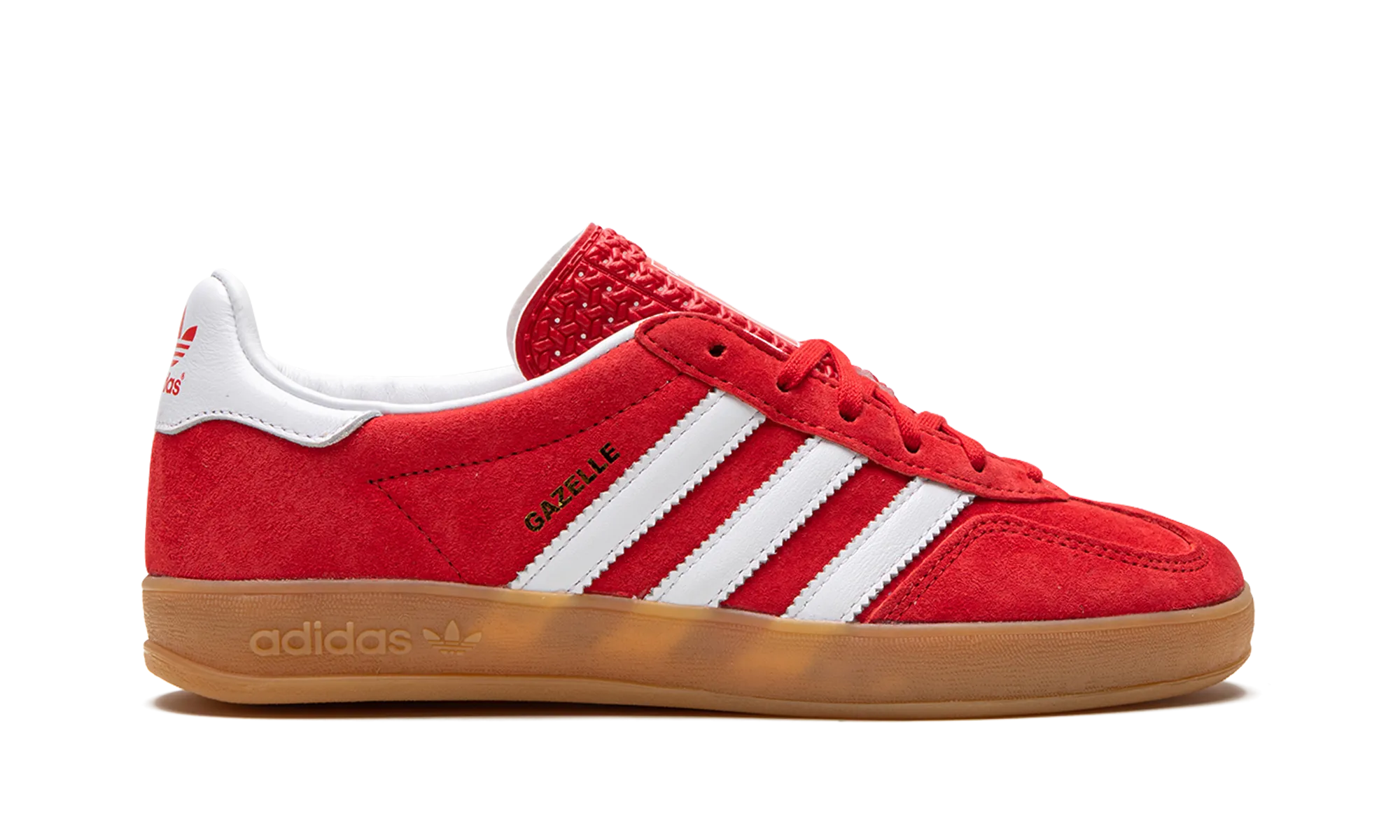Gazelle Indoor "Scarlet Cloud White" adidas mesh sneakers for men