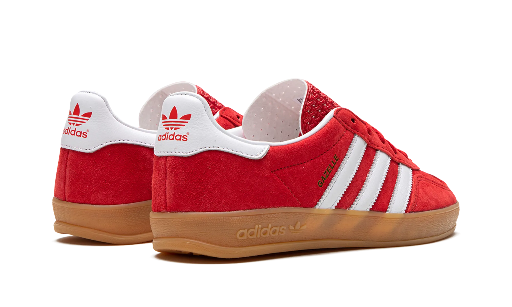 Gazelle Indoor "Scarlet Cloud White" adidas mesh sneakers for men