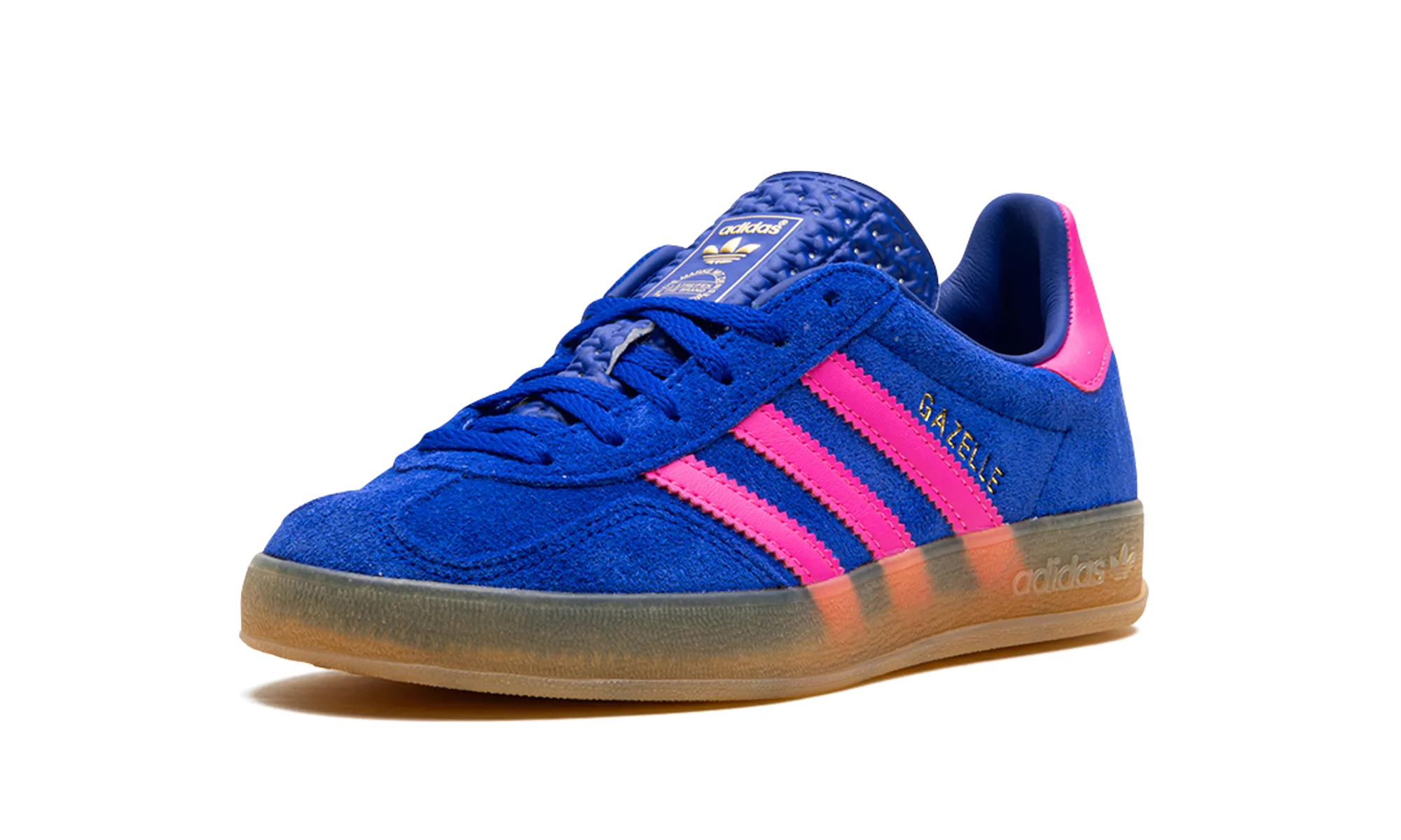 Gazelle Indoor WMNS "Blue Lucid Pink" adidas stylish womens sneakers
