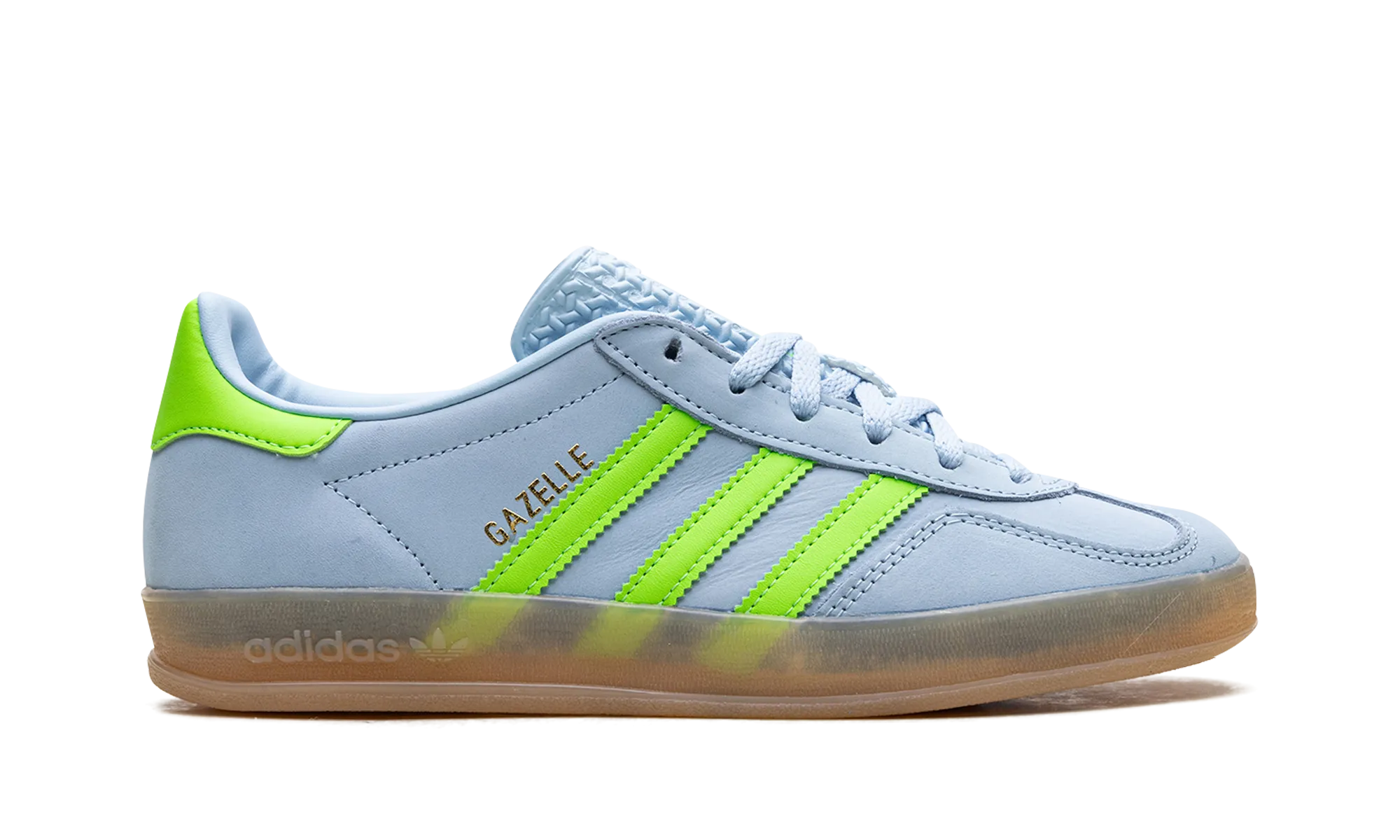 Gazelle Indoor WMNS "Clear Sky Solar Green" adidas stylish womens sneakers