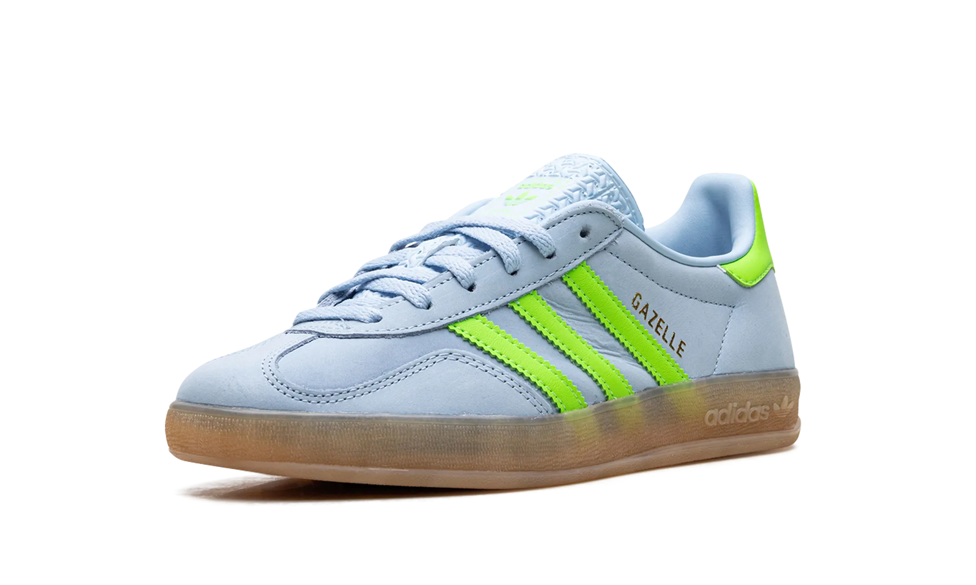 Gazelle Indoor WMNS "Clear Sky Solar Green" adidas stylish womens sneakers