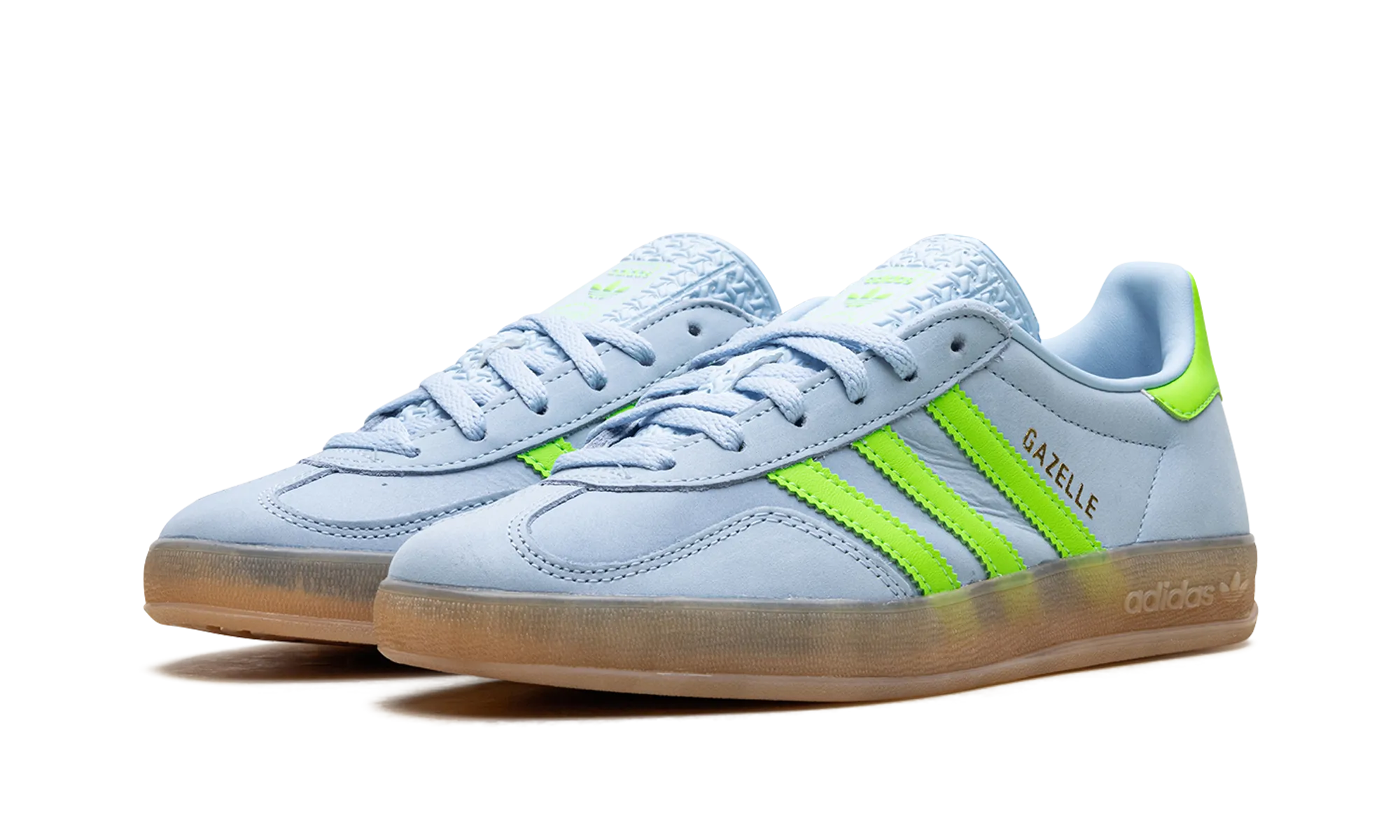 Gazelle Indoor WMNS "Clear Sky Solar Green" adidas stylish womens sneakers