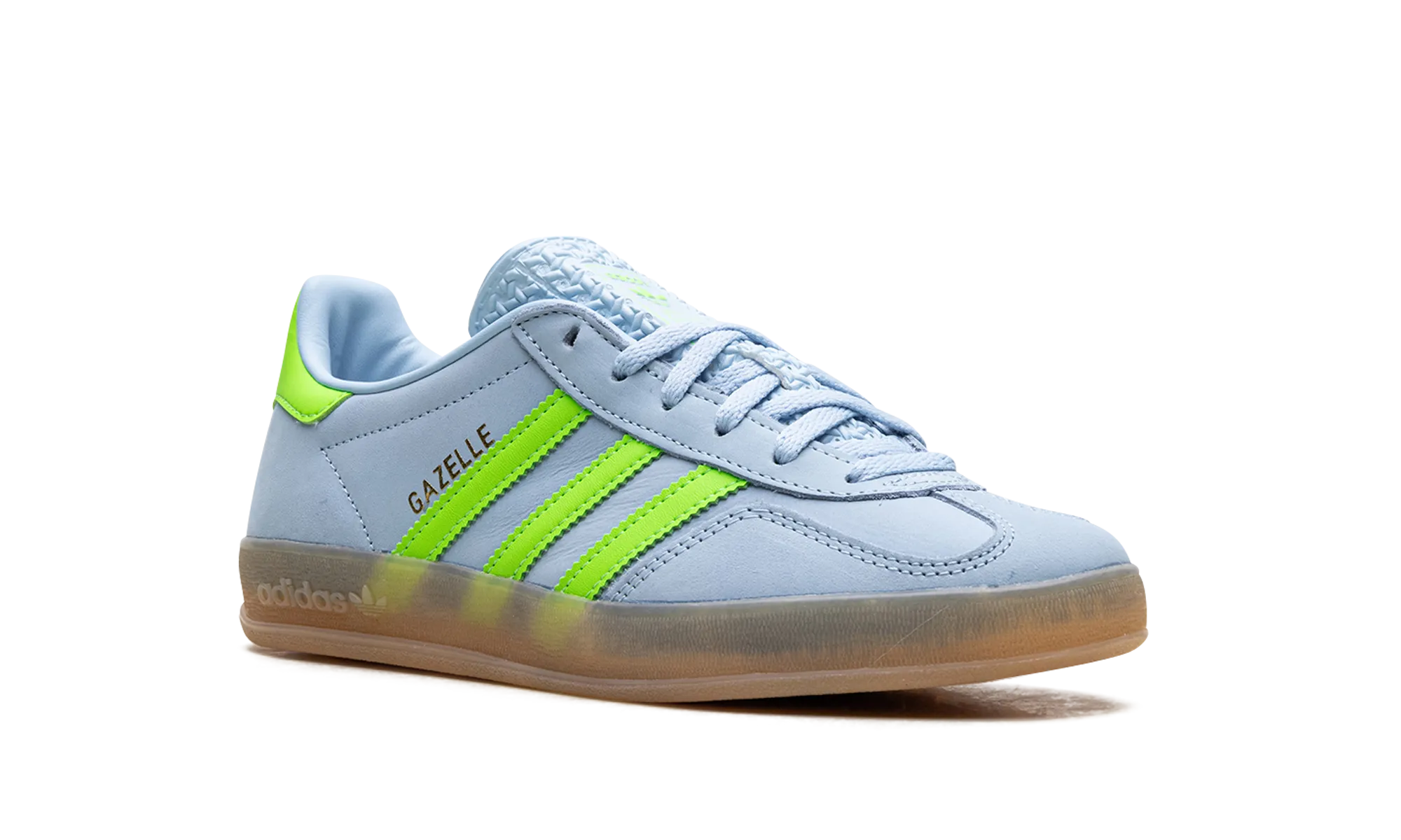 Gazelle Indoor WMNS "Clear Sky Solar Green" adidas stylish womens sneakers