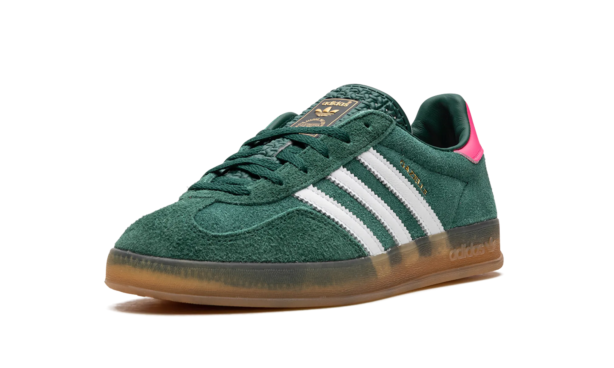 GAZELLE INDOOR WMNS "Collegiate Green / Lucid Pink" adidas stylish womens sneakers