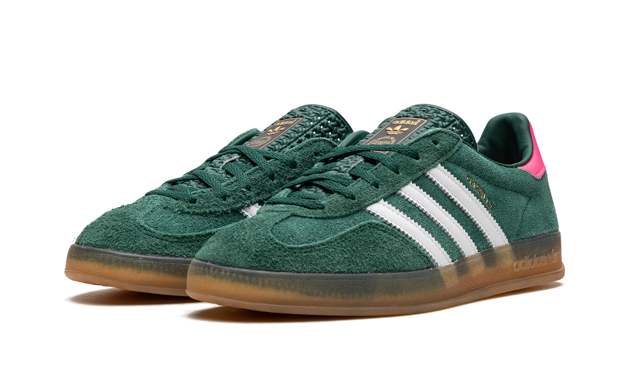 GAZELLE INDOOR WMNS "Collegiate Green / Lucid Pink" adidas stylish womens sneakers