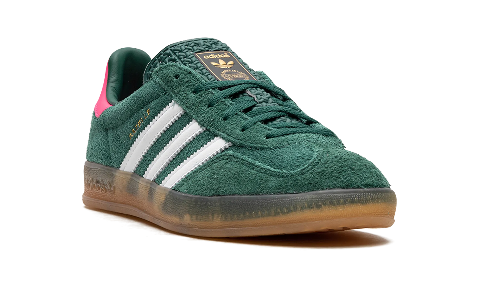 GAZELLE INDOOR WMNS "Collegiate Green / Lucid Pink" adidas stylish womens sneakers