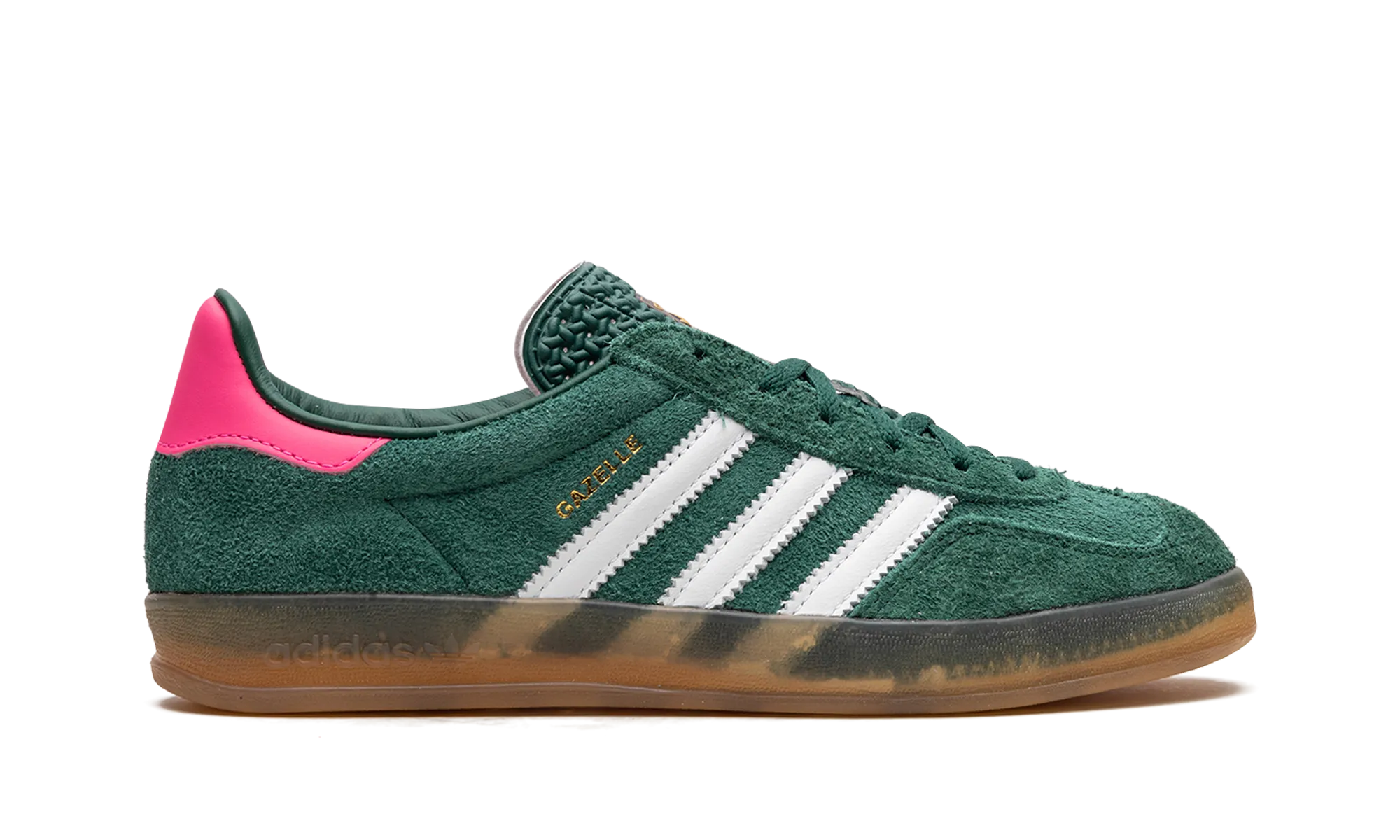 GAZELLE INDOOR WMNS "Collegiate Green / Lucid Pink" adidas stylish womens sneakers