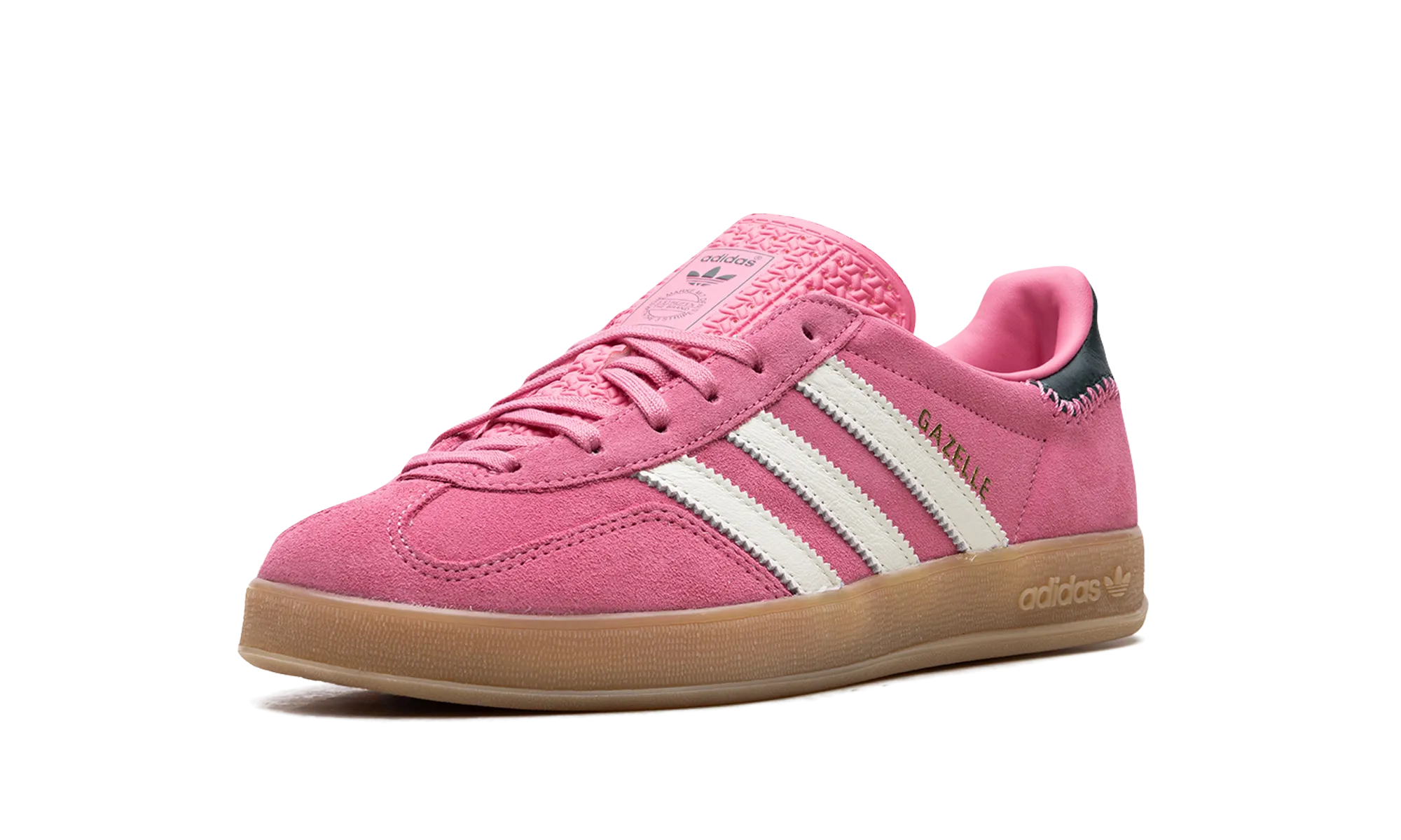 Gazelle Indoor WMNS "Rose Tone Collegiate Green" adidas stylish womens sneakers