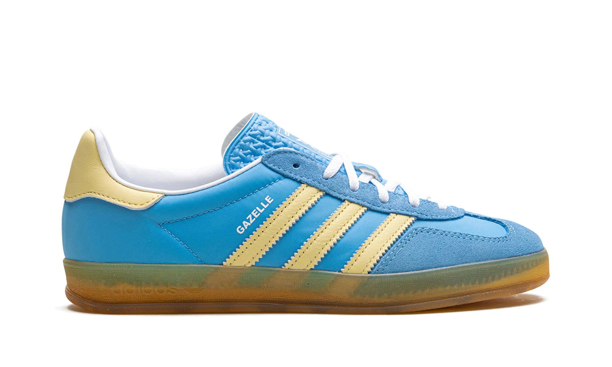 Gazelle Indoor WMNS "Semi Blue Burst Almost Yellow" adidas stylish womens sneakers