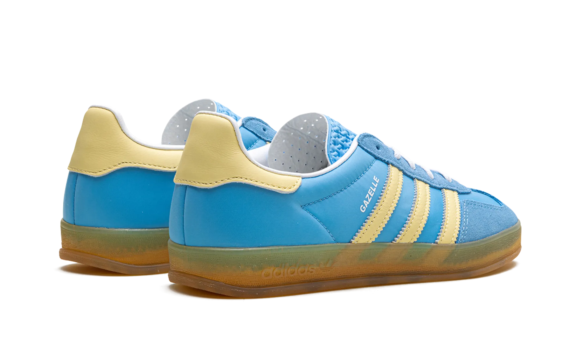 Gazelle Indoor WMNS "Semi Blue Burst Almost Yellow" adidas stylish womens sneakers