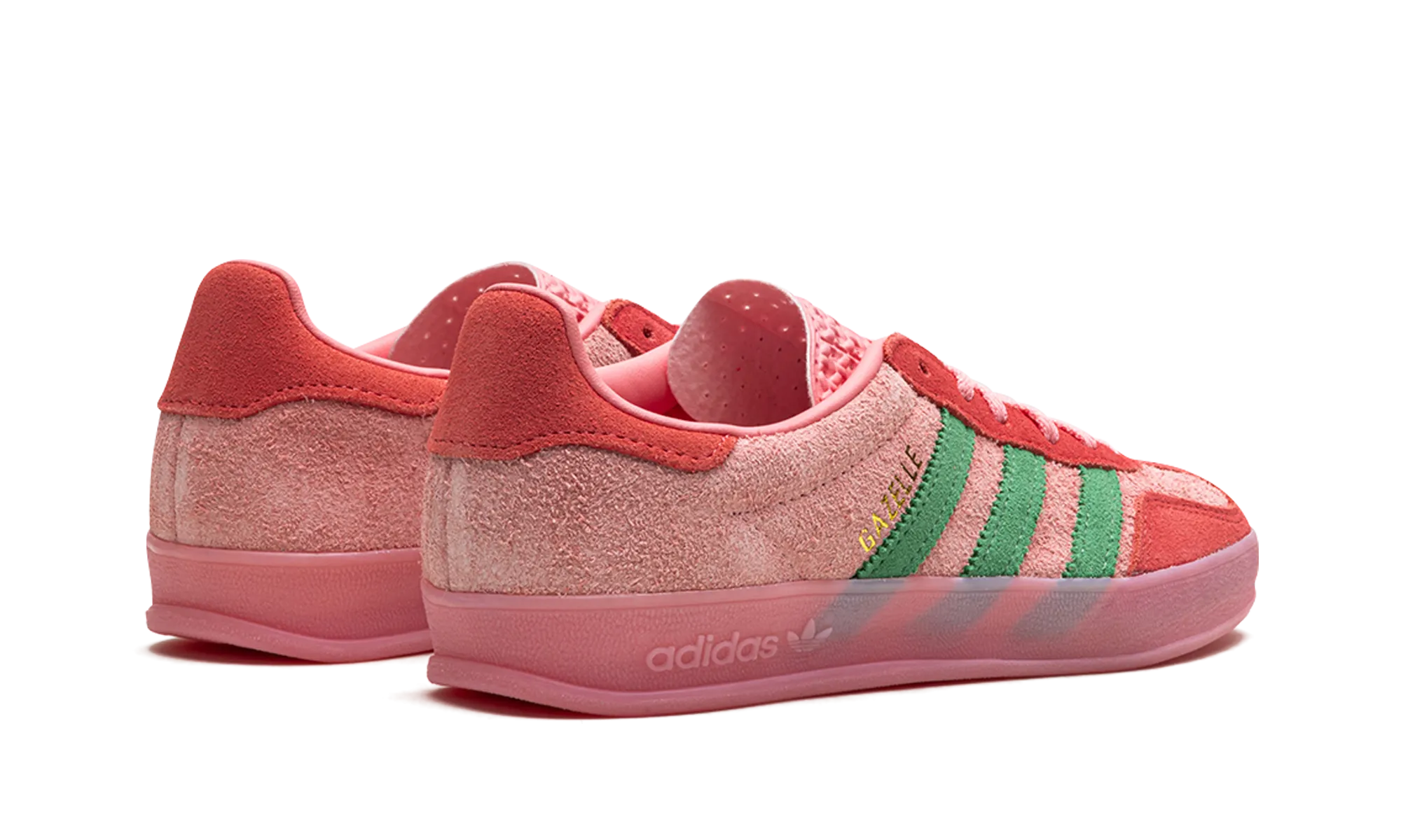 Gazelle Indoor WMNS "Semi Pink Spark Preloved Scarlet" adidas stylish womens sneakers