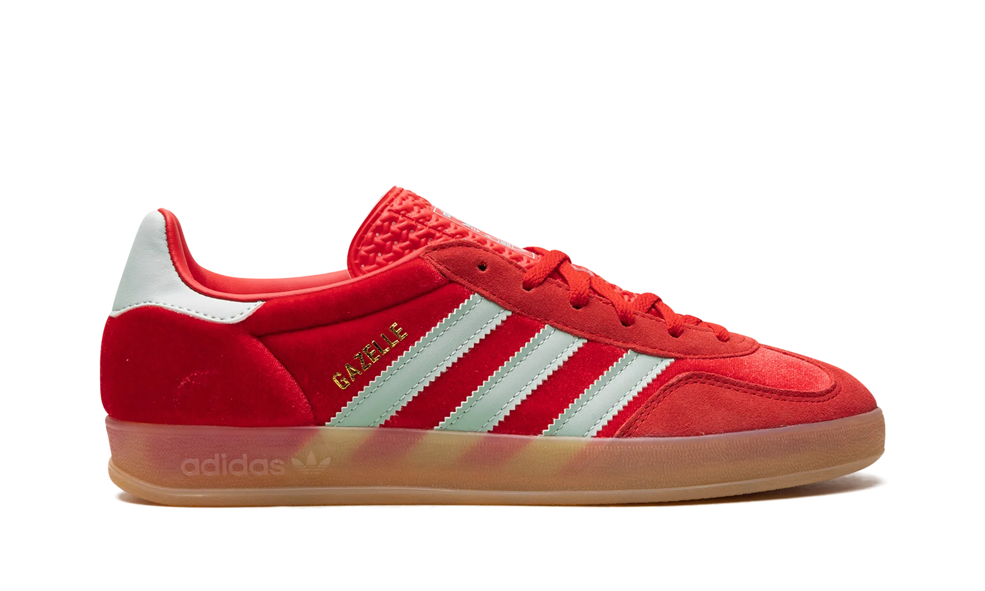 Gazelle Indoor WMNS "Velvet Pack - Better Scarlet" adidas womens workout shoes