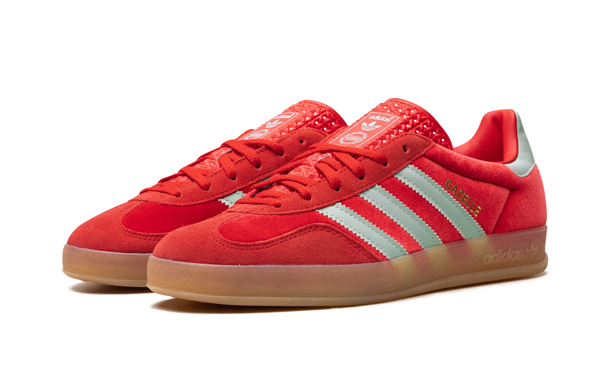 Gazelle Indoor WMNS "Velvet Pack - Better Scarlet" adidas womens workout shoes