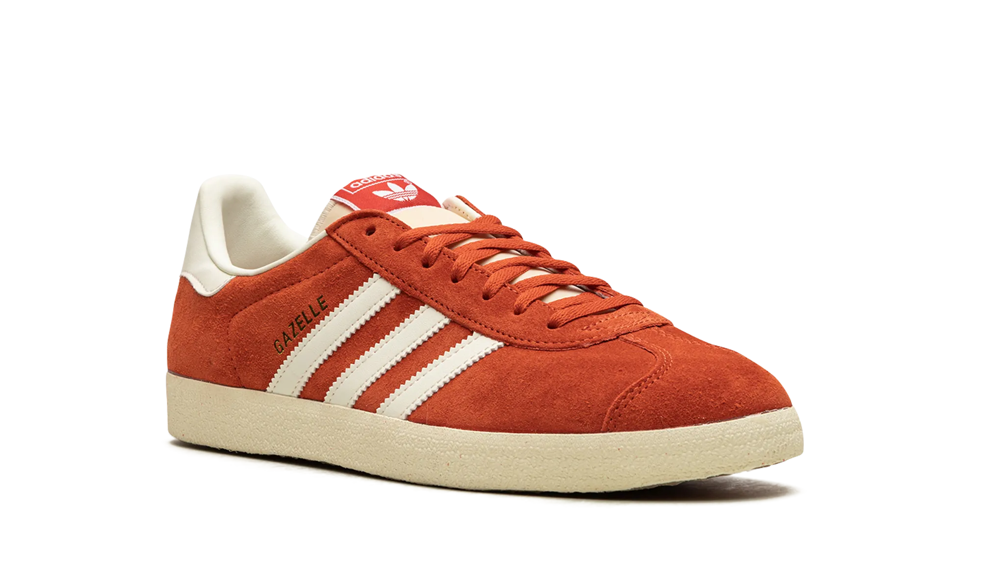 Gazelle "Preloved Red Off White Cream White" adidas mesh sneakers for men