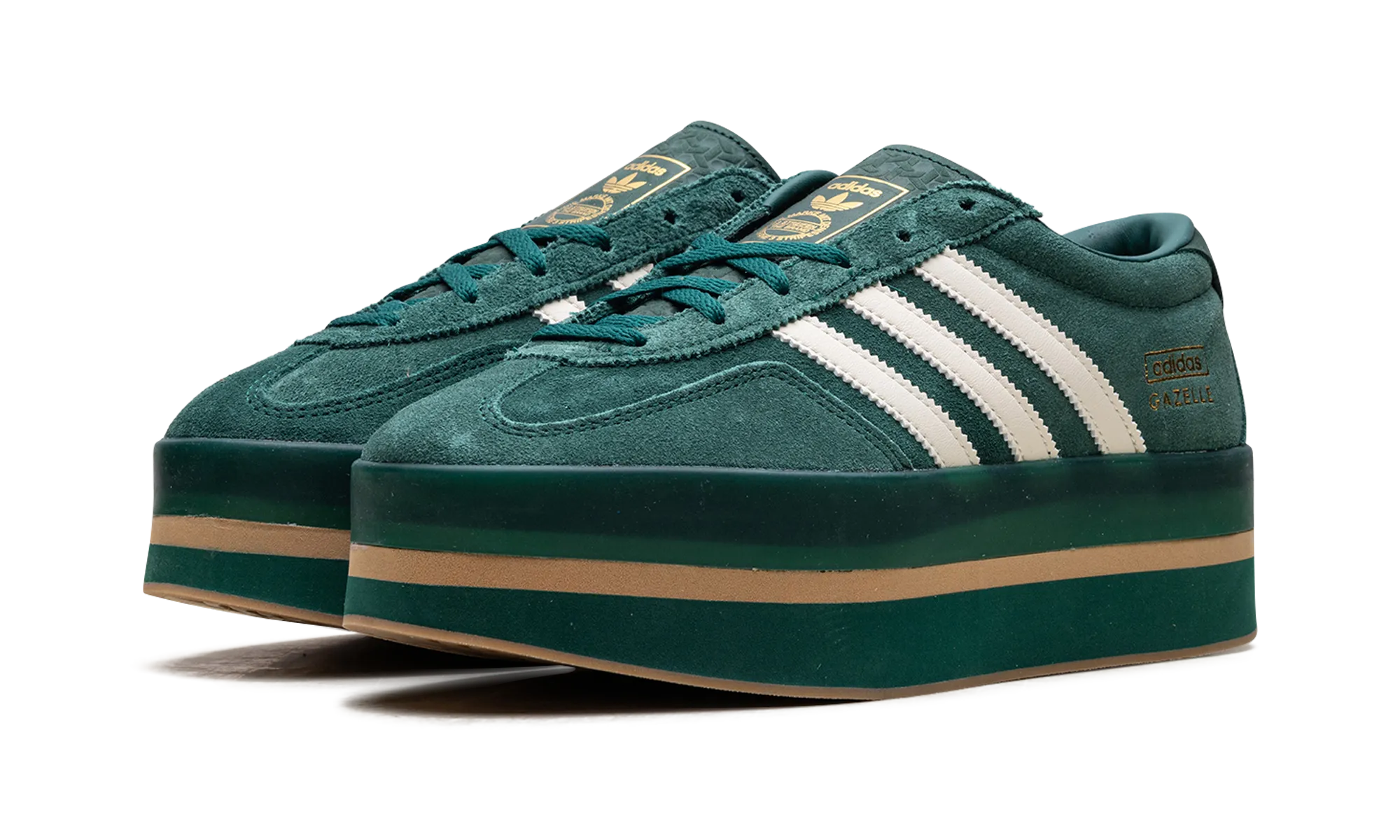 Gazelle Stack WMNS "Collegiate Green Cream White" adidas stylish womens sneakers