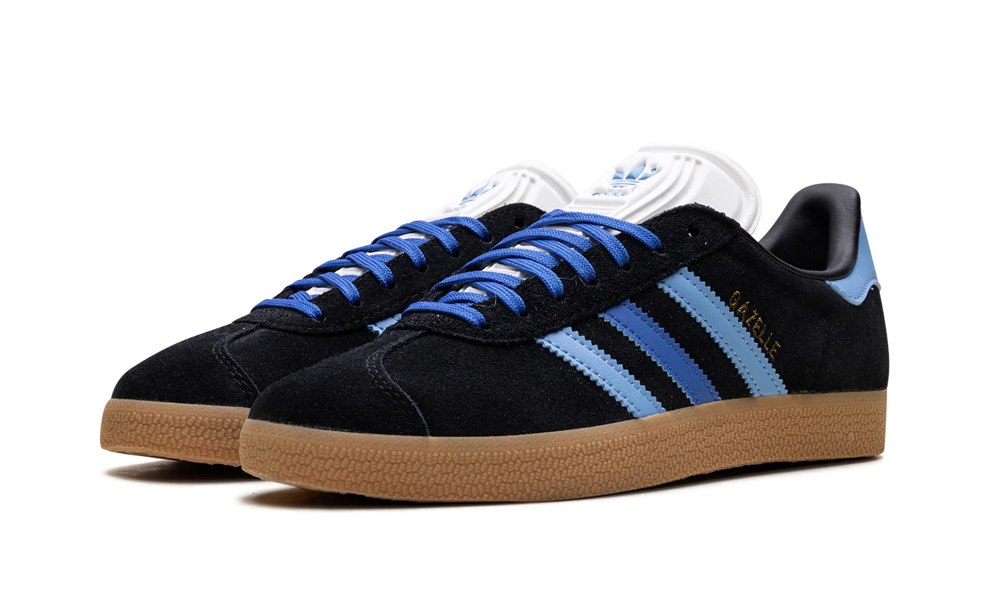 Gazelle WMNS "Black Light Blue" adidas stylish womens sneakers