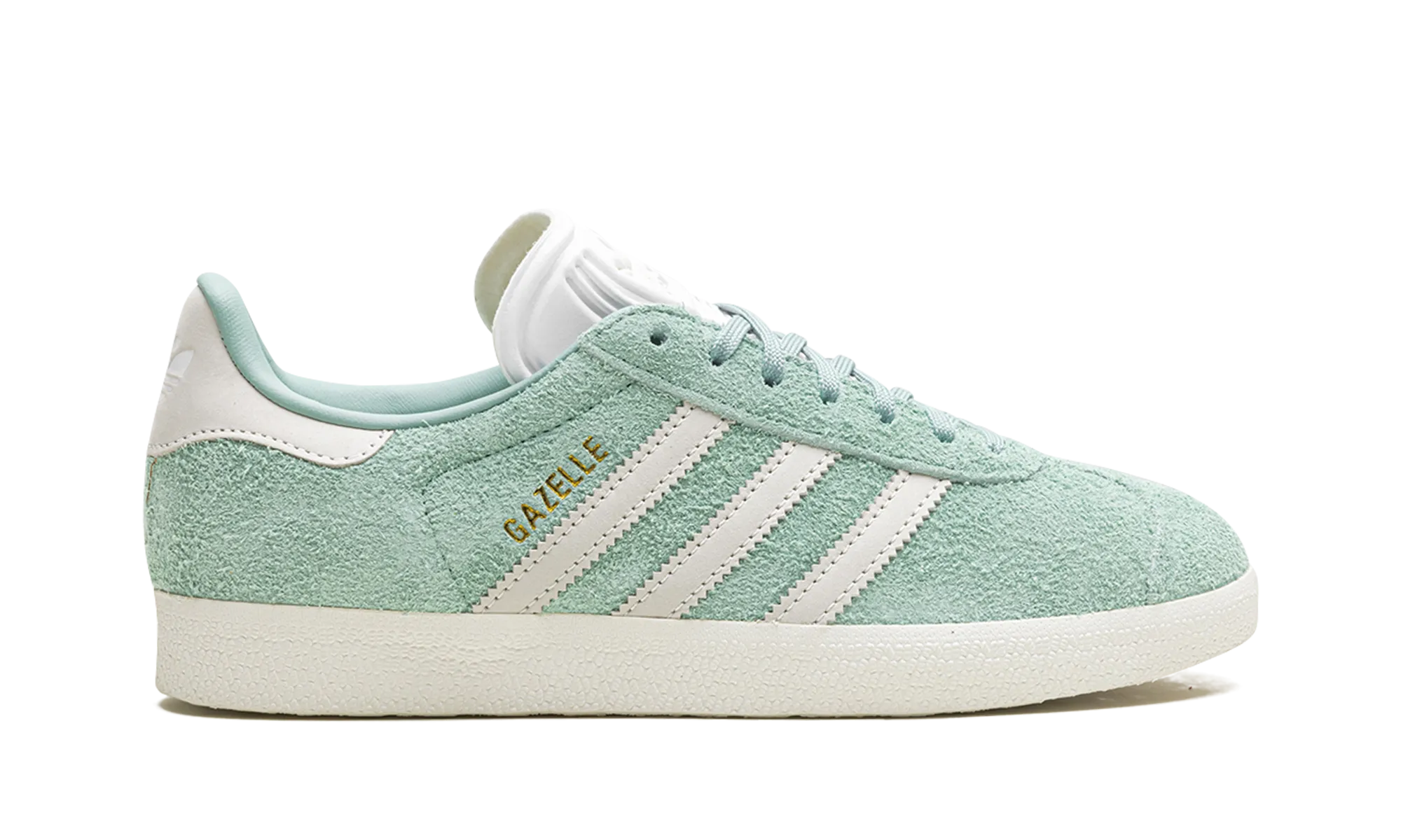 Gazelle WMNS "Hazy Green Off White Cloud White" adidas womens workout shoes