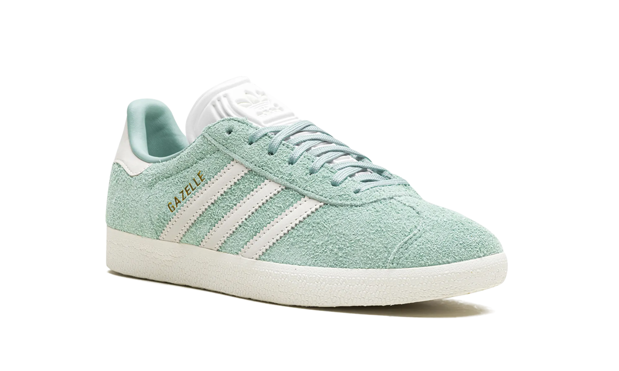 Gazelle WMNS "Hazy Green Off White Cloud White" adidas womens workout shoes