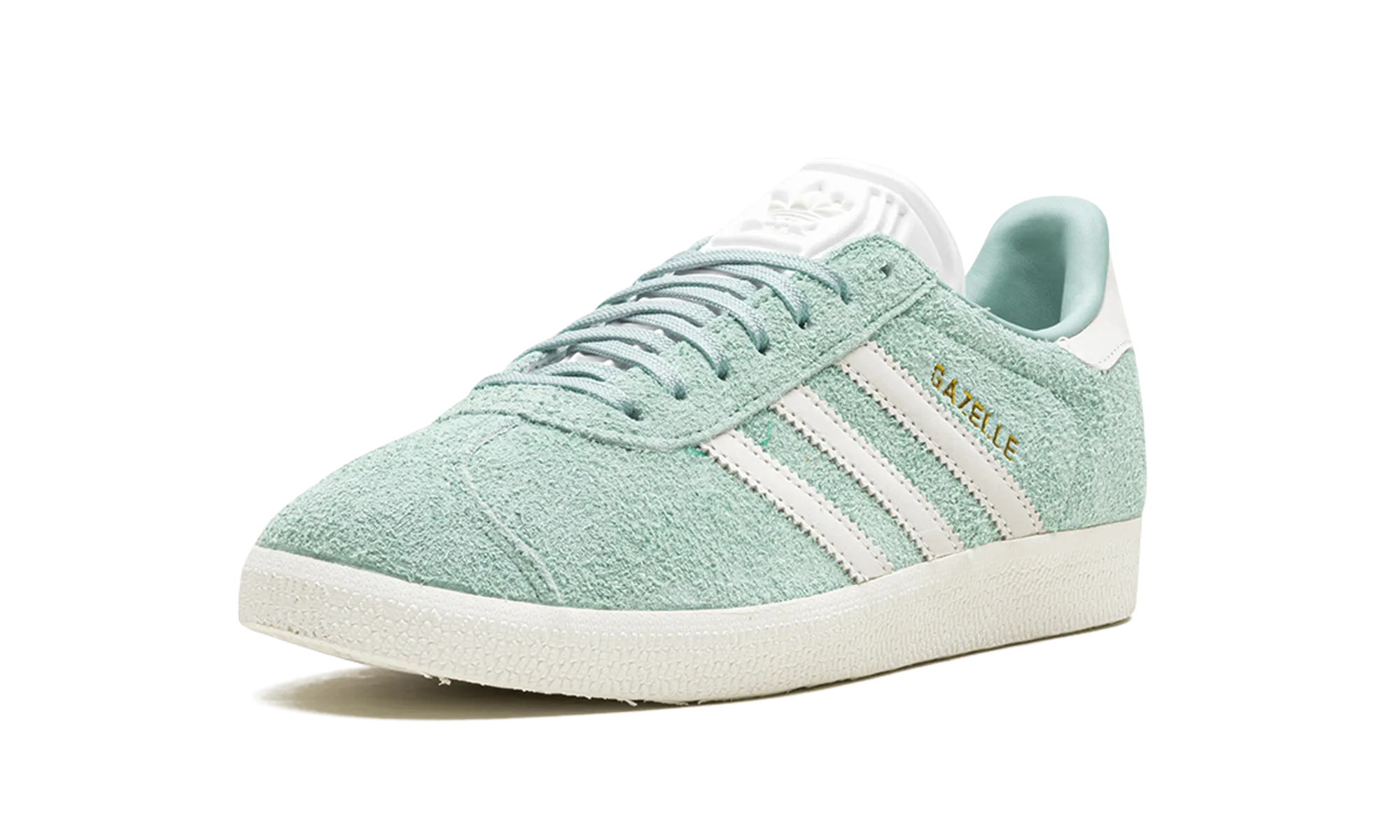 Gazelle WMNS "Hazy Green Off White Cloud White" adidas womens workout shoes
