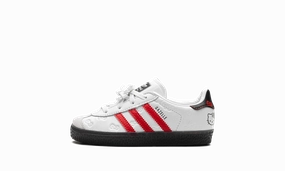 Gazelle Comfort Closure Elastic Laces TD "Hello Kitty - 50th Anniversary" adidas toddler soft sneakers