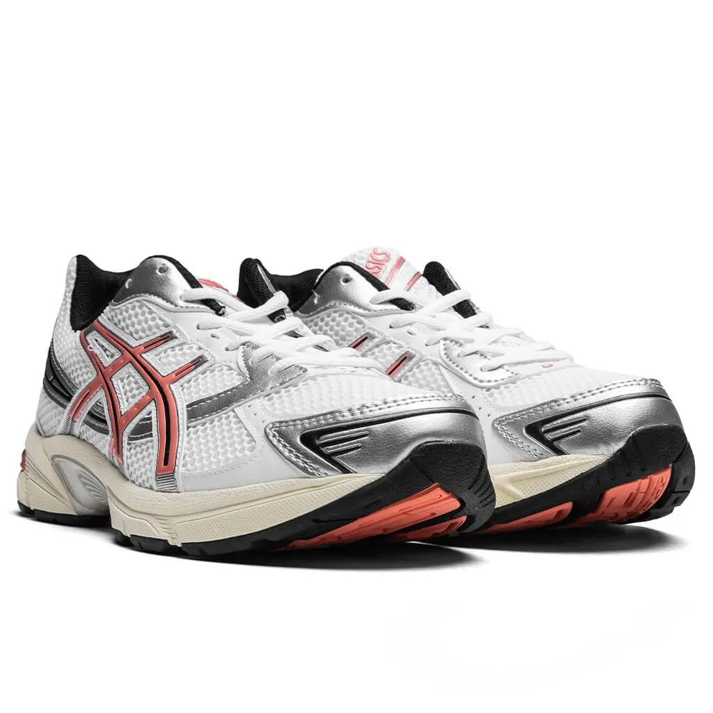 Gel-1130 - White/Desert Red Asics Gel Cushion Running Shoes