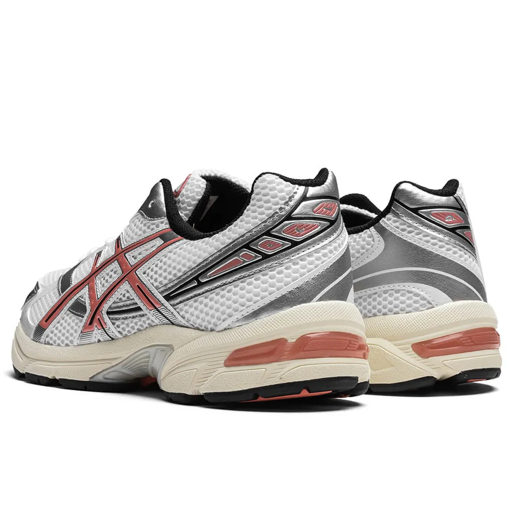 Gel-1130 - White/Desert Red Asics Gel Cushion Running Shoes
