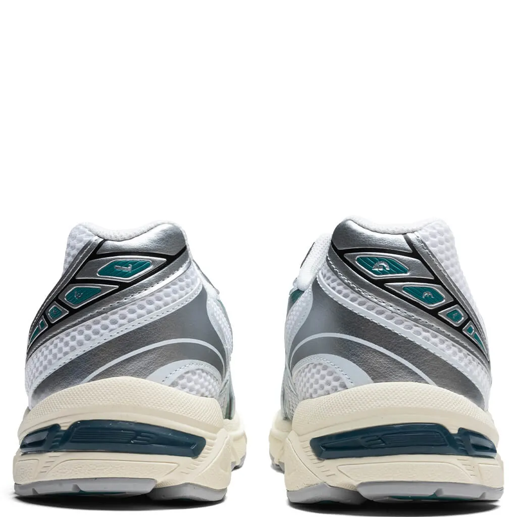 Gel-1130 - White/Rainy Lake Asics Gel Cushion Running Shoes