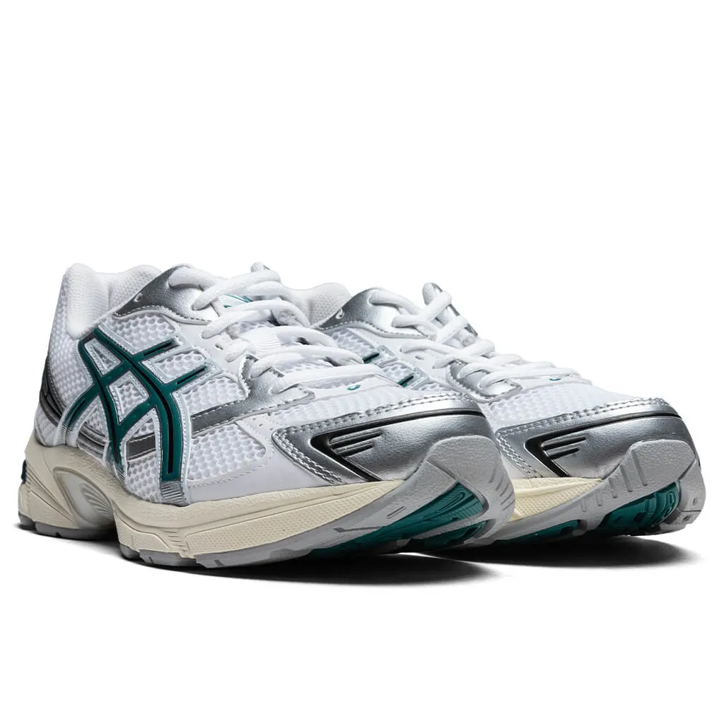 Gel-1130 - White/Rainy Lake Asics Gel Cushion Running Shoes