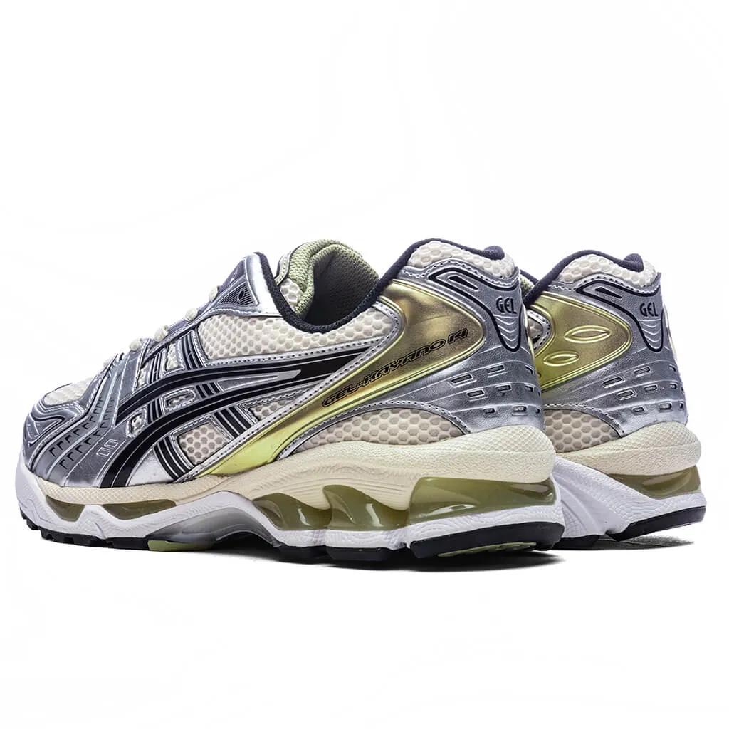 Gel-Kayano 14 - Birch/Pure Silver Asics Gel Cushion Running Shoes