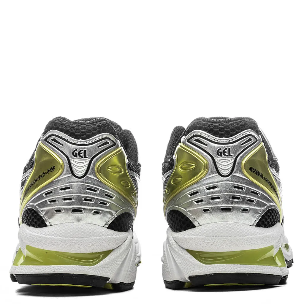 Gel-Kayano 14 - Black/Lemon Spark Asics Gel Cushion Running Shoes