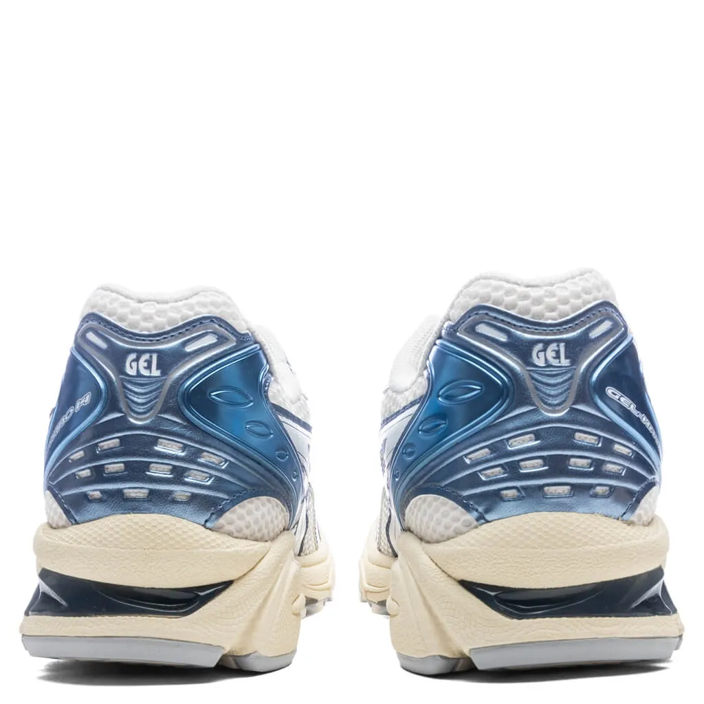 Gel-Kayano 14 - Cream/Denim Blue Asics Gel Cushion Running Shoes
