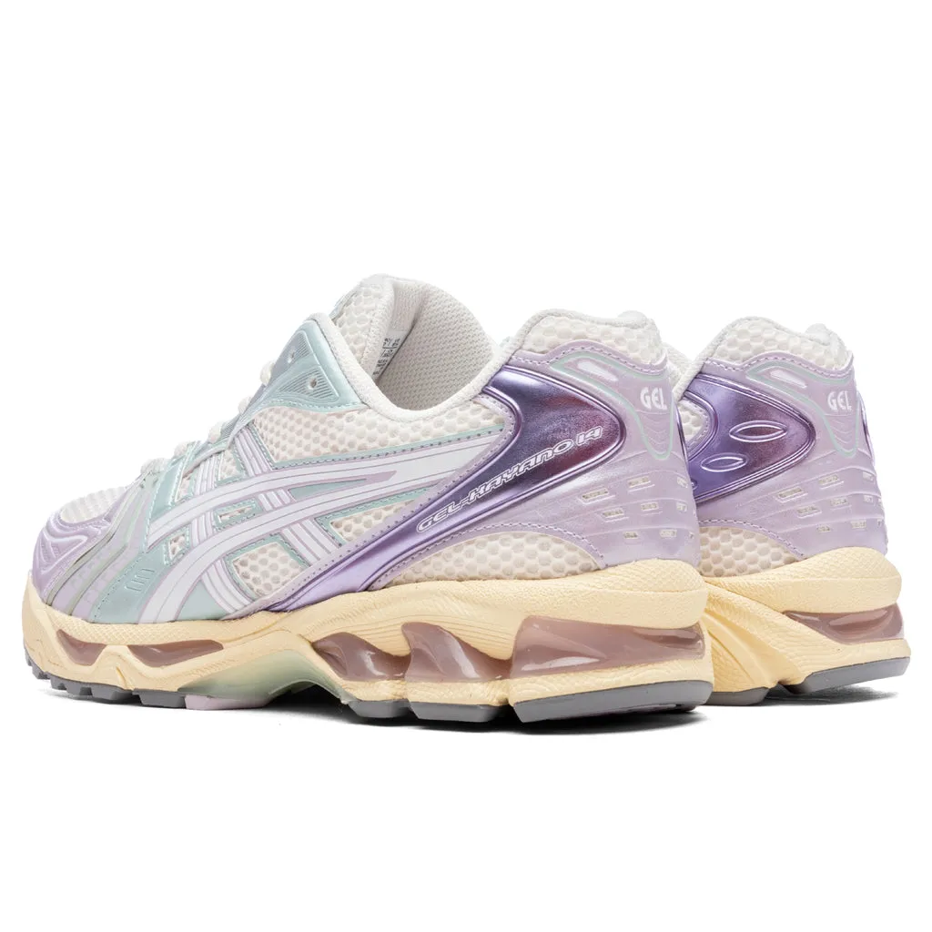 Gel-Kayano 14 - Cream/Dusk Violet Asics Gel Cushion Running Shoes
