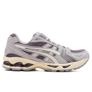 Gel-Kayano 14 - Mauve Grey/Cream Asics running shoes with gel cushioning