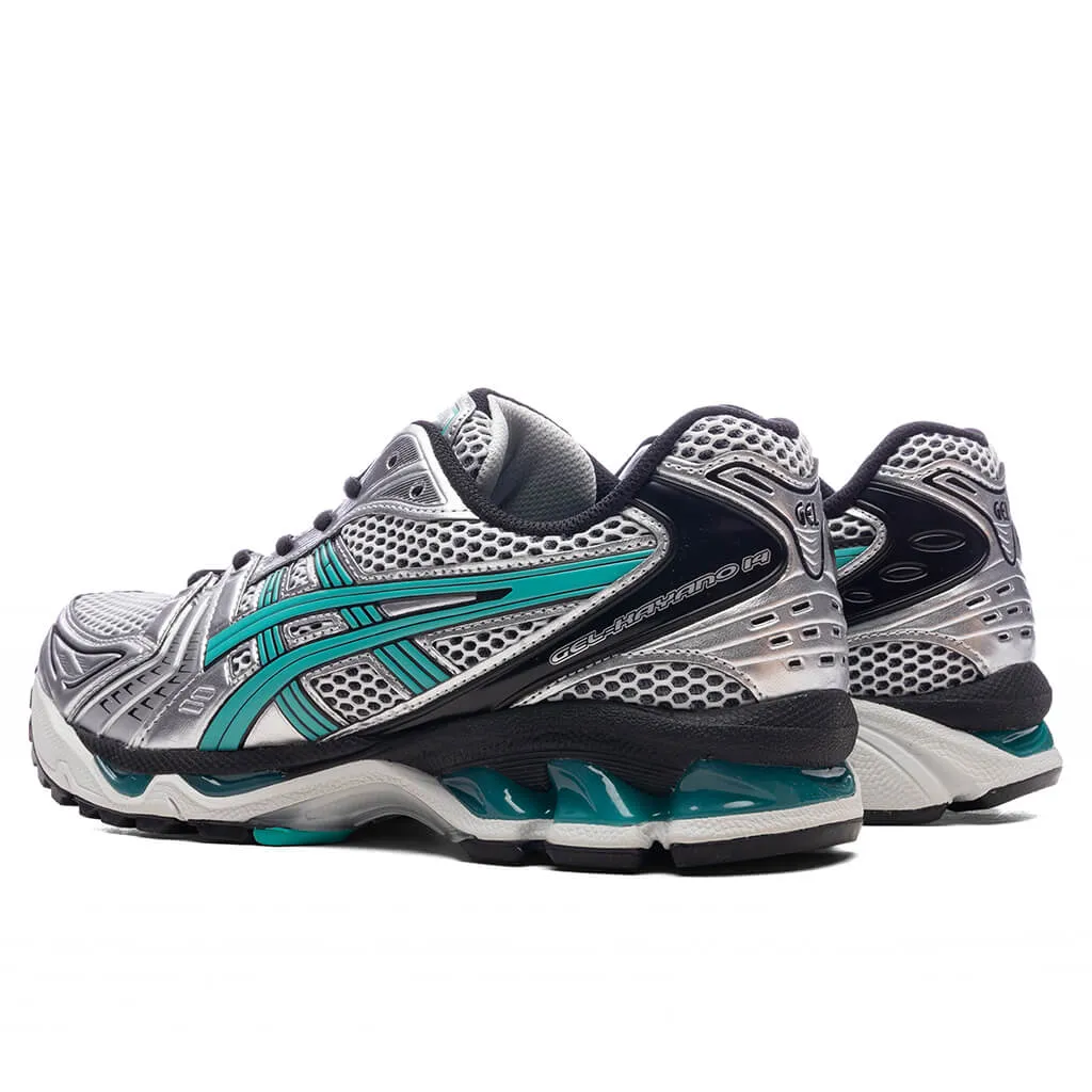 Gel-Kayano 14 - White/Waterfall Asics Gel Cushion Running Shoes