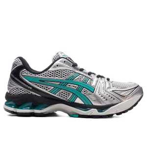 Gel-Kayano 14 - White/Waterfall Asics running shoes with gel cushioning