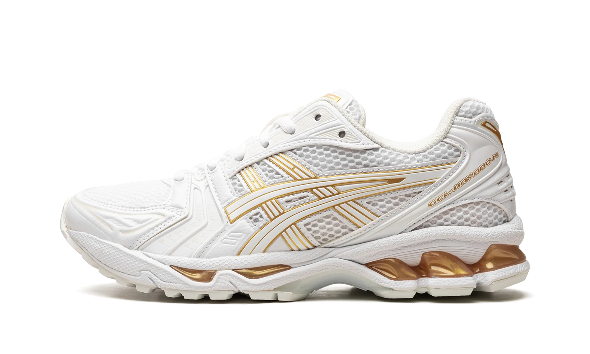 GEL KAYANO 14 WMNS "White / Gold"