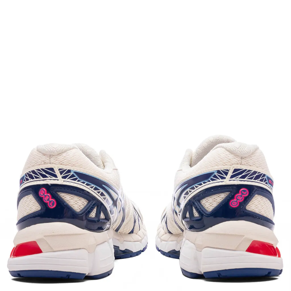 Gel-Kayano 20 - Cream/Deep Marine Asics Gel Cushion Running Shoes