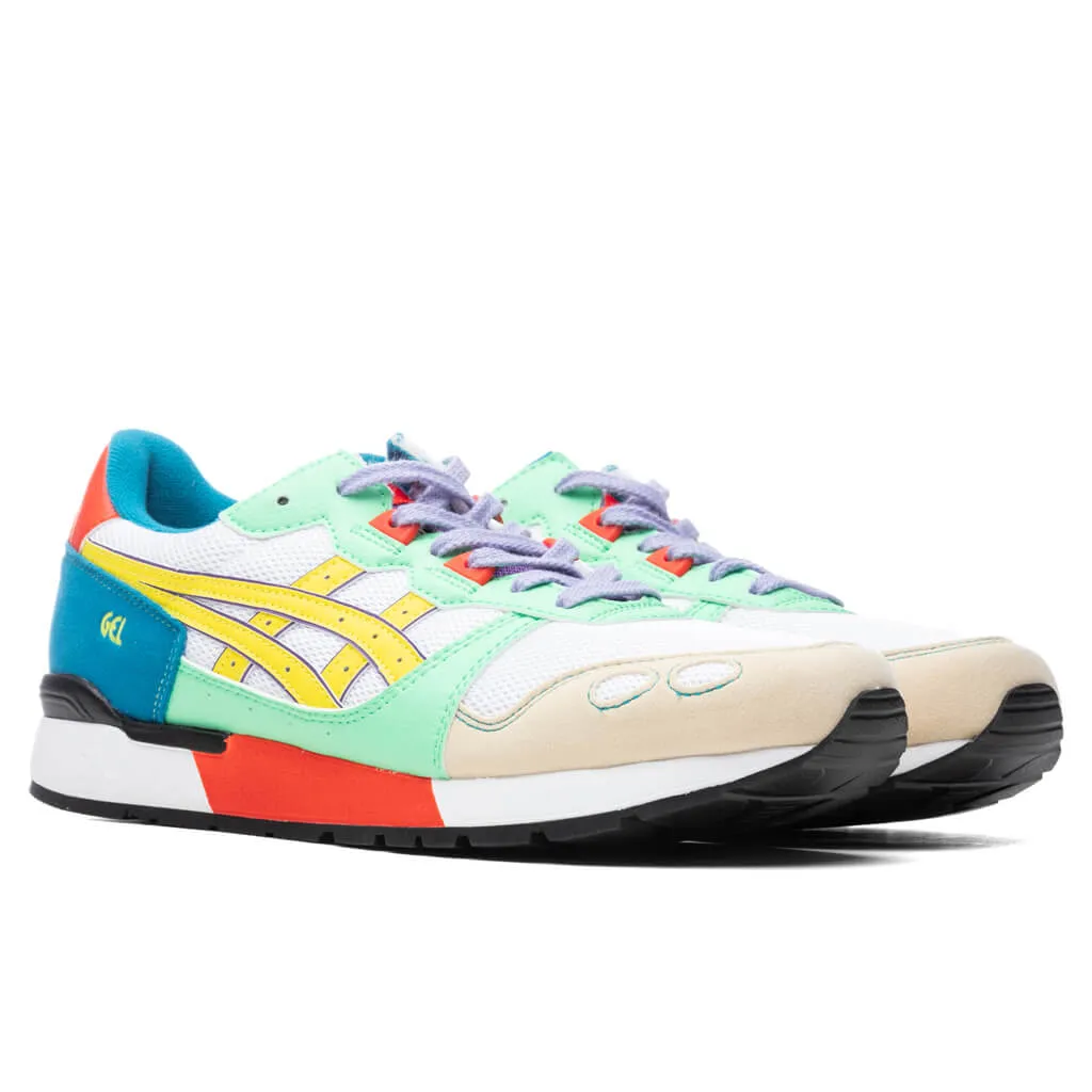 Gel-Lyte I - White/Lemon Spark Asics Gel Cushion Running Shoes