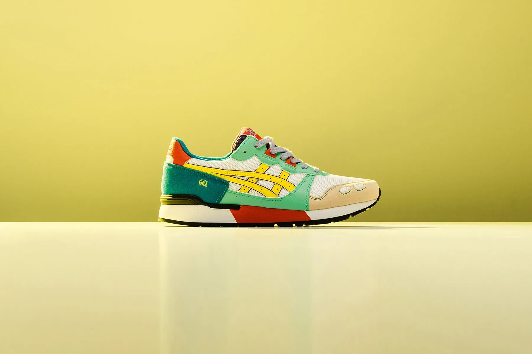 Gel-Lyte I - White/Lemon Spark Asics Gel Cushion Running Shoes