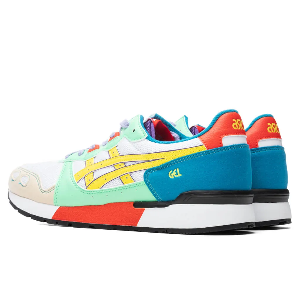 Gel-Lyte I - White/Lemon Spark Asics Gel Cushion Running Shoes
