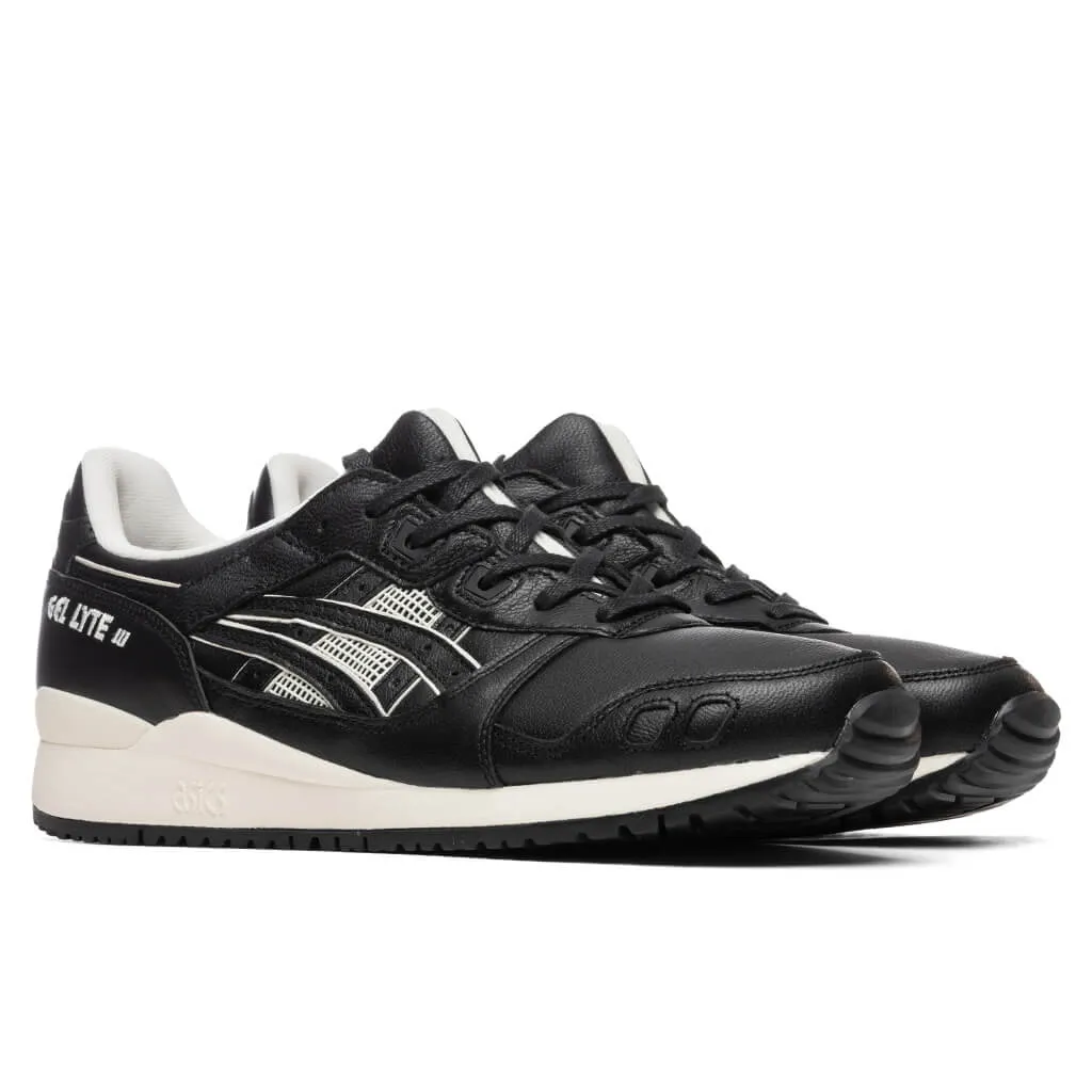 Gel-Lyte III OG - Black/Black Asics Gel Cushion Running Shoes