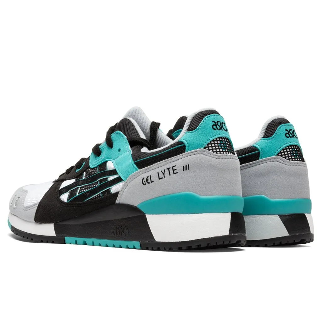 Gel-Lyte III OG - White/Black Asics Gel Cushion Running Shoes