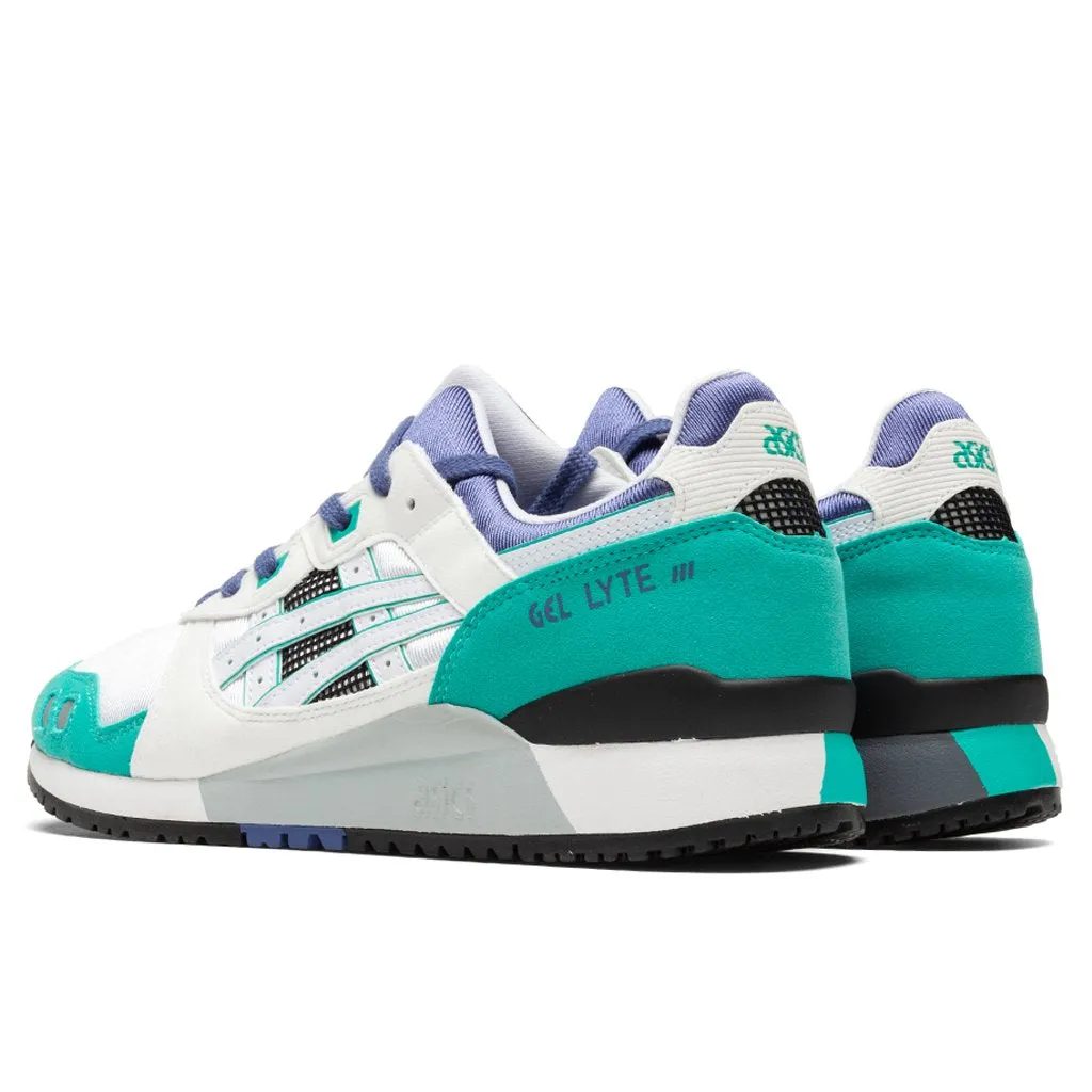 Gel-Lyte III OG - White/Blue Asics Gel Cushion Running Shoes