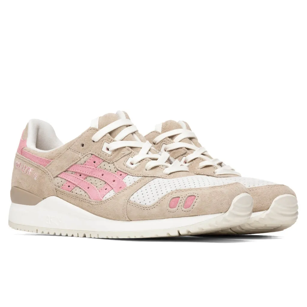 Gel-Lyte III OG - Wood Crepe/Plum Blossom Asics Gel Cushion Running Shoes