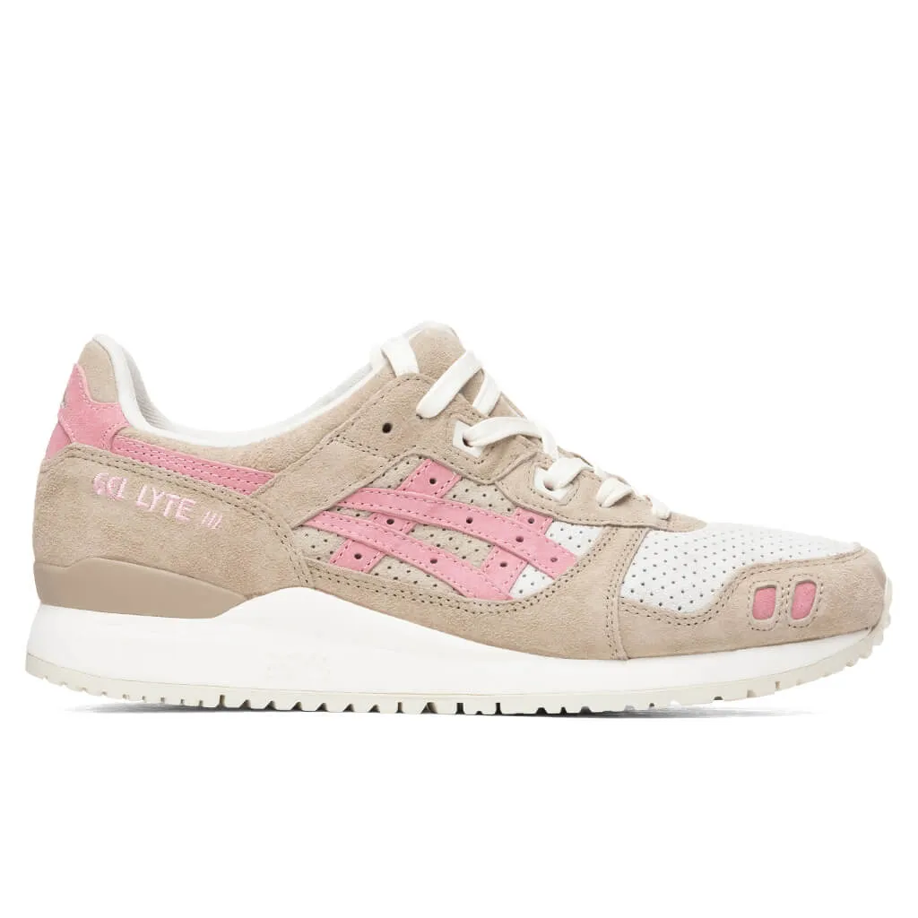 Gel-Lyte III OG - Wood Crepe/Plum Blossom Asics running shoes with gel cushioning